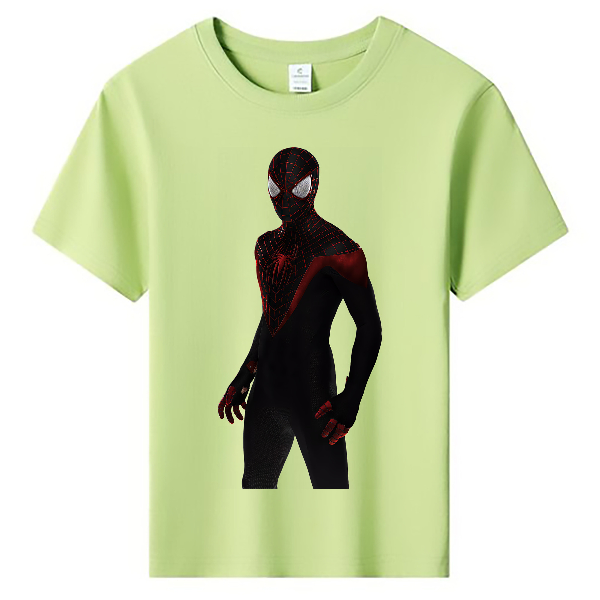 （画像用） Spider Man スパイダーマン 綿100％キッズTシャツ（フロントプリント）